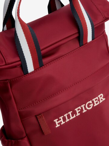 TOMMY HILFIGER Rucksack in Rot