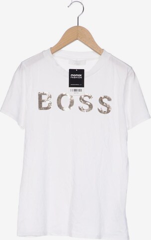 BOSS Black Top & Shirt in S in White: front