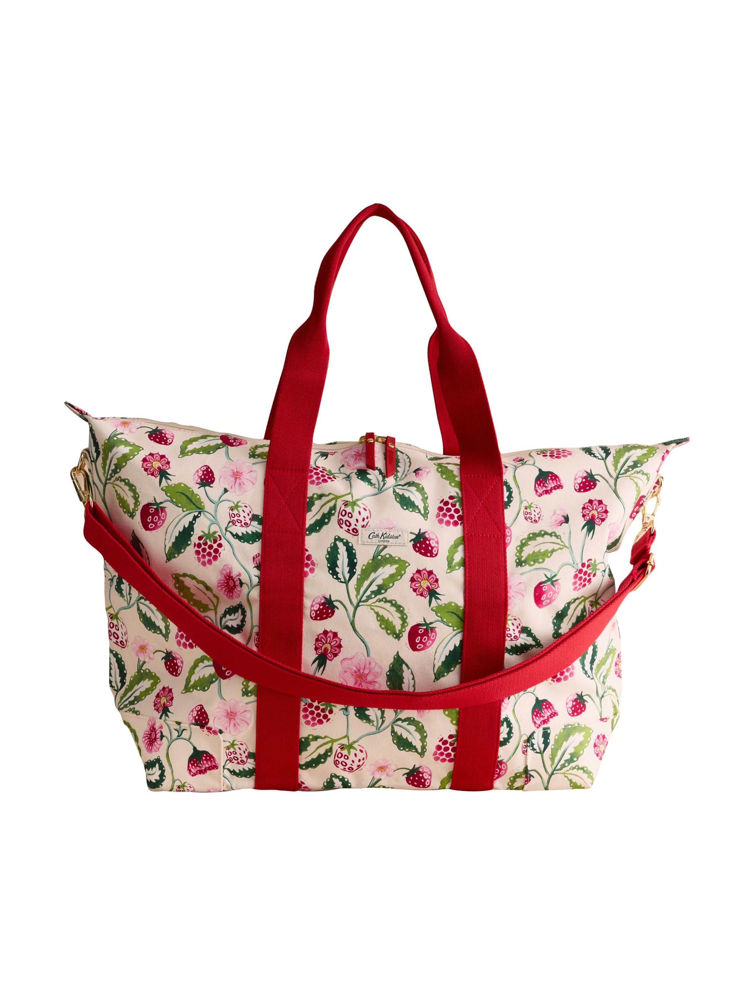 Cath Kidston Дорожная сумка 'Raspberry' в Бежевый: спереди