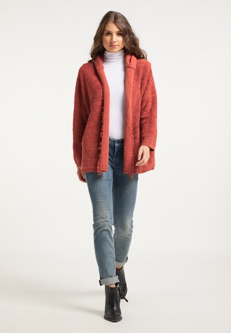 IZIA Knit Cardigan in Red