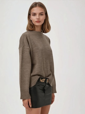 Hiccup Sweter w kolorze brązowy