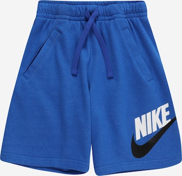 Pantaloni de la Nike Sportswear pe albastru: față