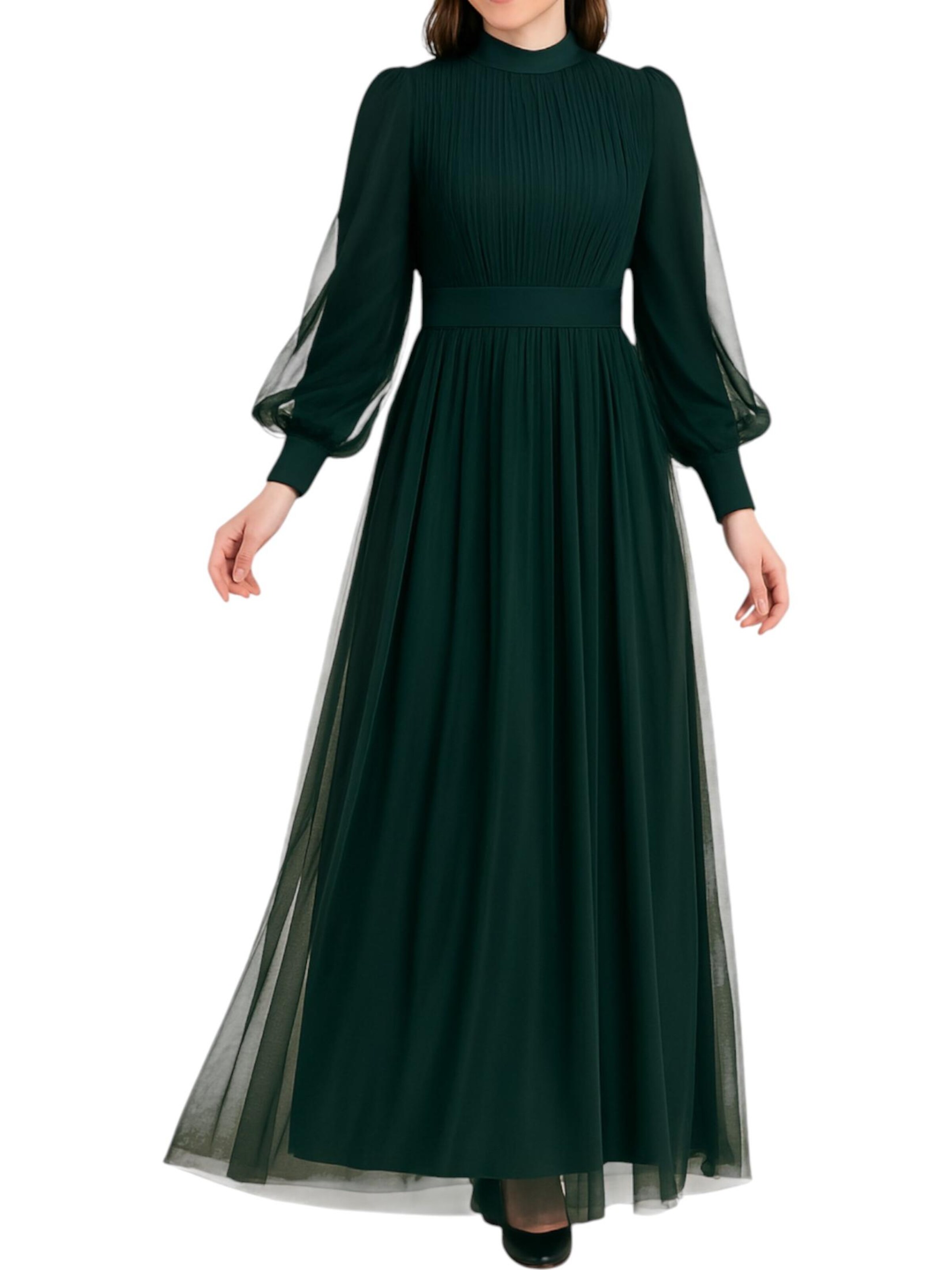 fashionshowcase - Vestido de noche 'SÜKSE' en verde