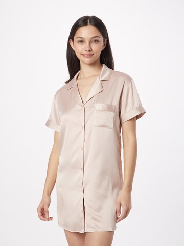 LingaDore Nightgown in Beige: front