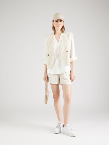 QS Bluse in Beige