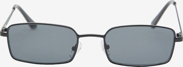 Pull&Bear Okulary przeciwsłoneczne w kolorze czarny: przód