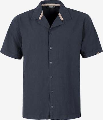 Coupe regular Chemise 'Mirolo' INDICODE en bleu : devant