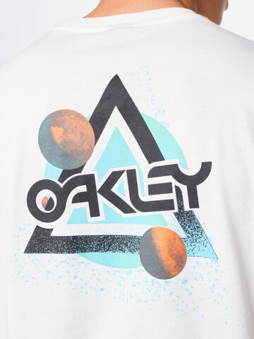 T-Shirt fonctionnel 'SPACE POLYGON' OAKLEY en blanc