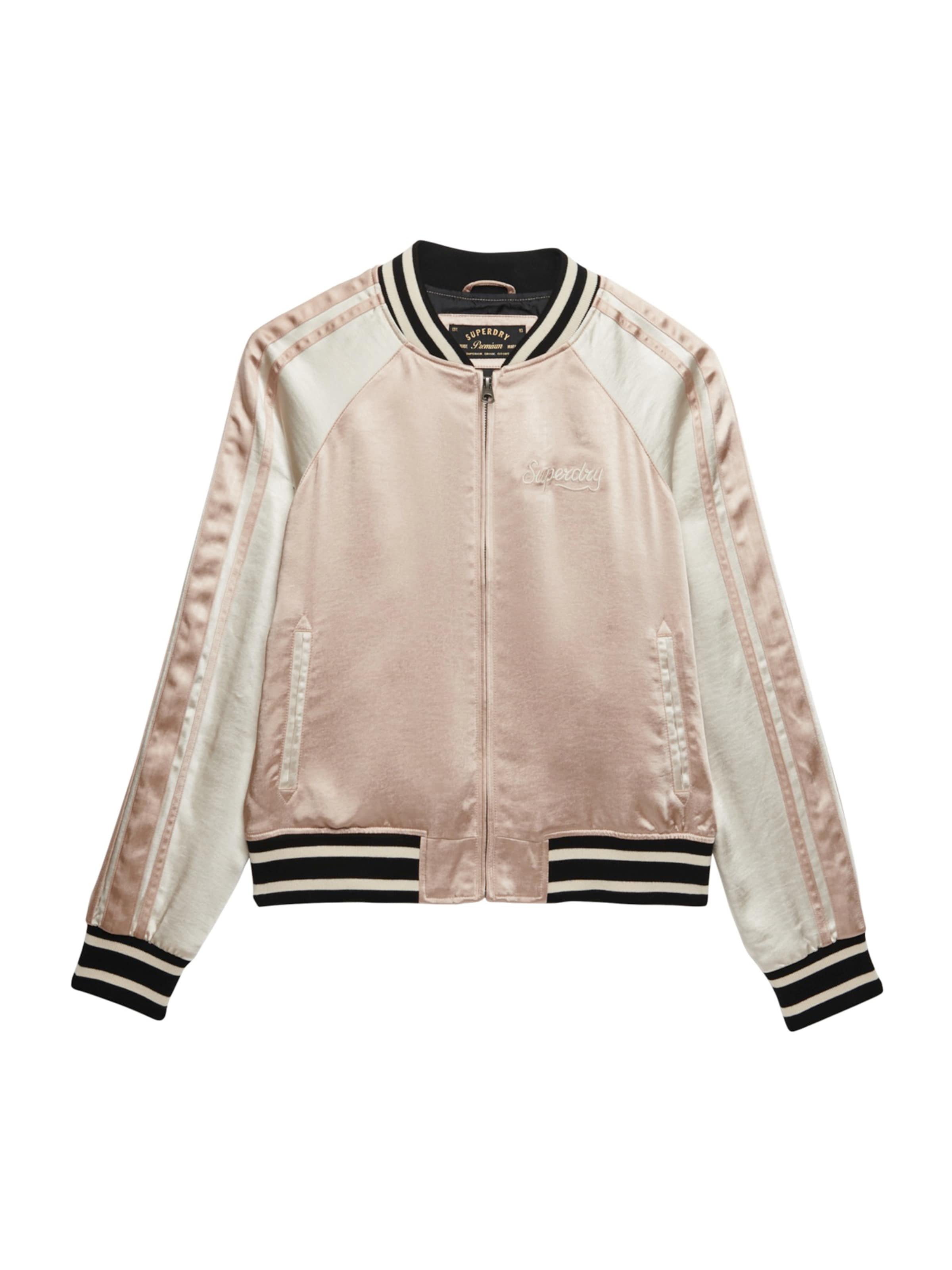 Superdry & Co Tussenjas 'SUIKAJAN' in de kleur Beige / Nude / Zwart, Productweergave