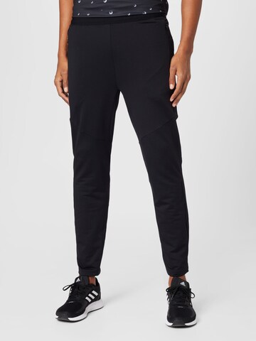 ADIDAS PERFORMANCE - regular Pantalón deportivo 'Aeroready' en negro: frente