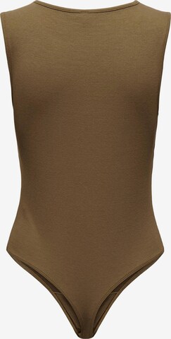 ONLY Shirt bodysuit 'VELMA' in Brown