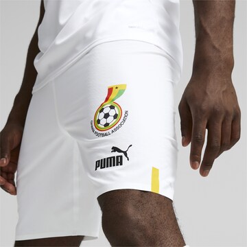 Regular Pantalon de sport 'Ghana 22/23' PUMA en blanc