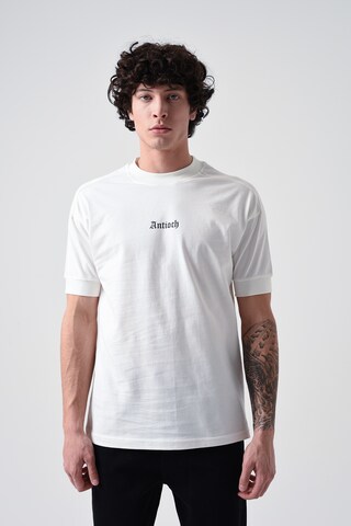 Antioch T-shirt i vit: framsida