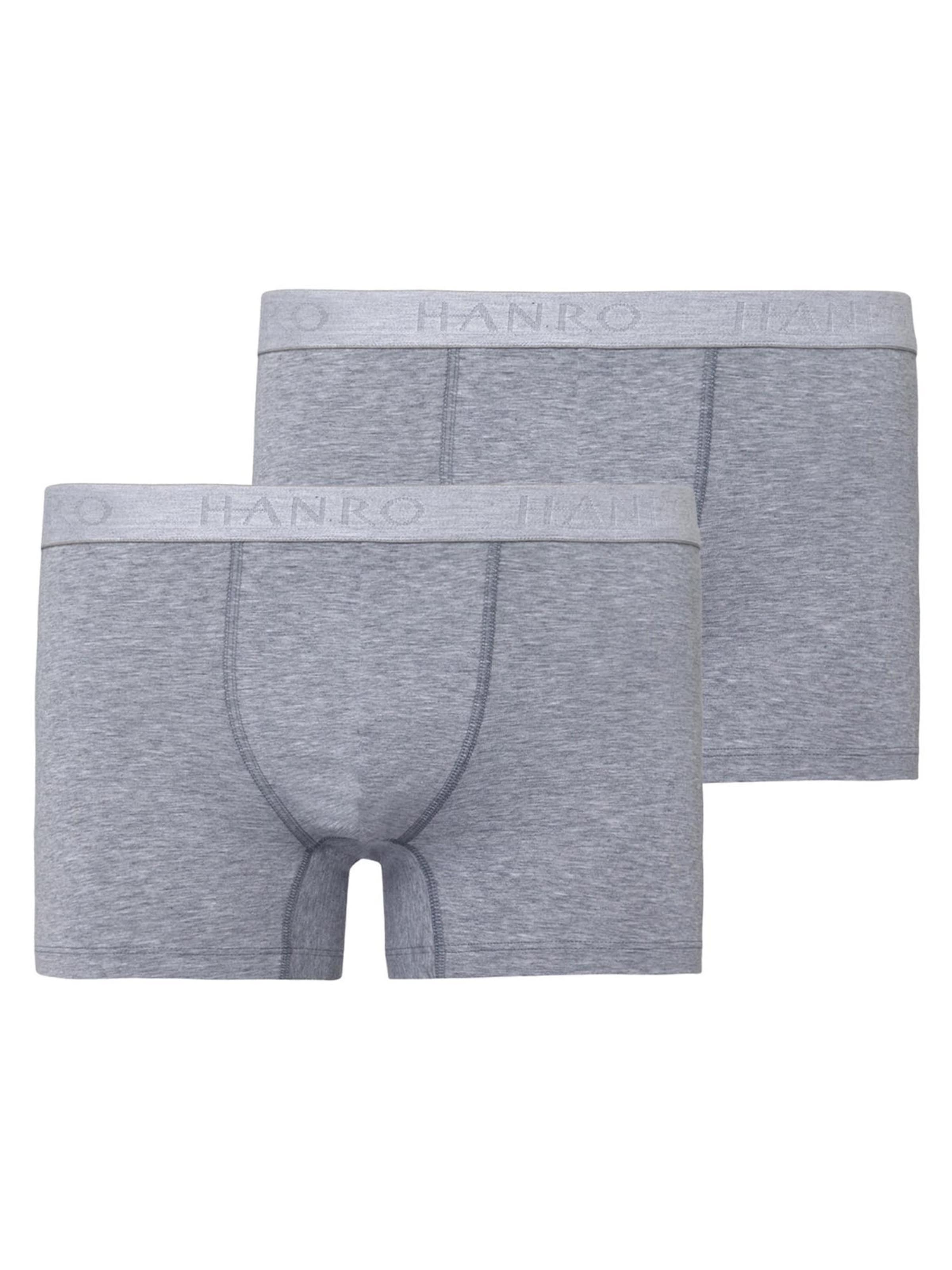 Hanro Boxer shorts 'Cotton Essentials' in Grey: front