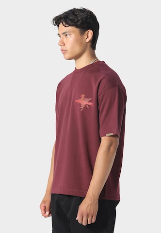 Maglietta 'La Pegaus Chevron' di Pas De Monaco in rosso
