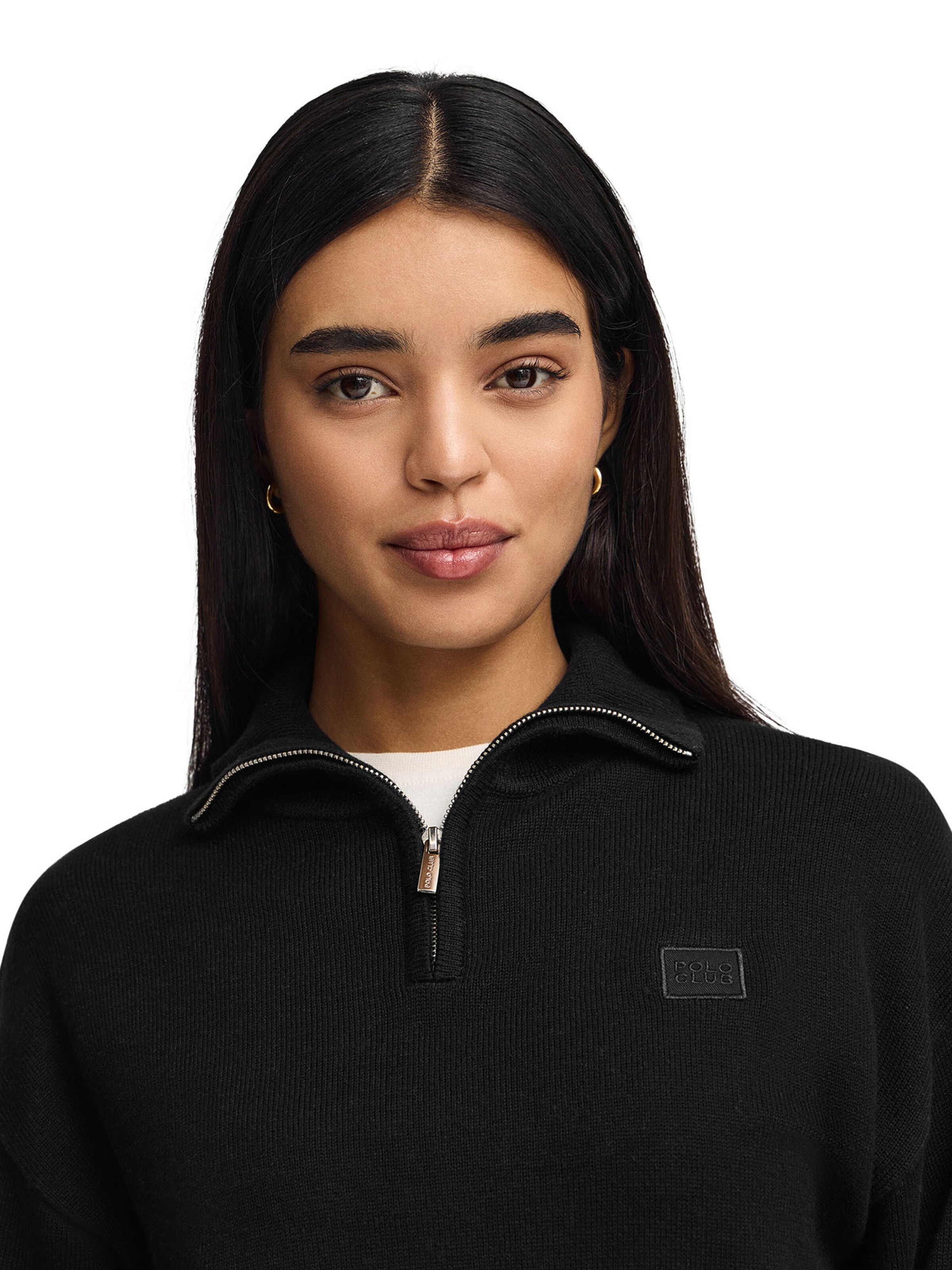 Polo Club Sweater in Black