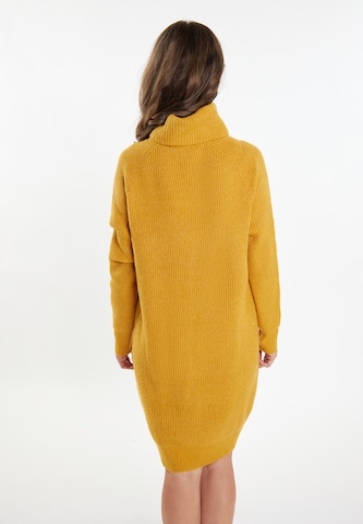 Usha Knitted dress in Yellow