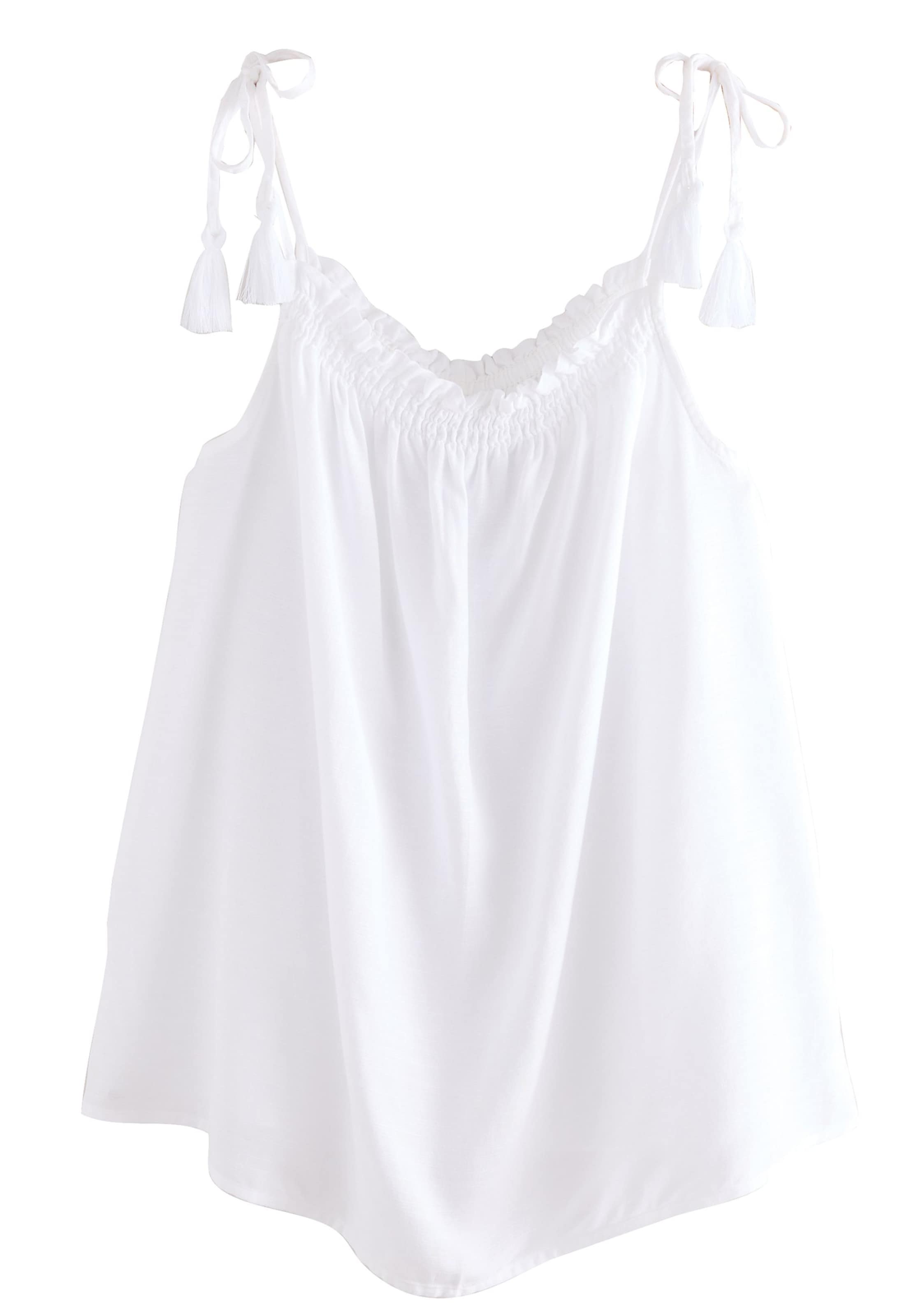 Next Top w kolorze biały: przód