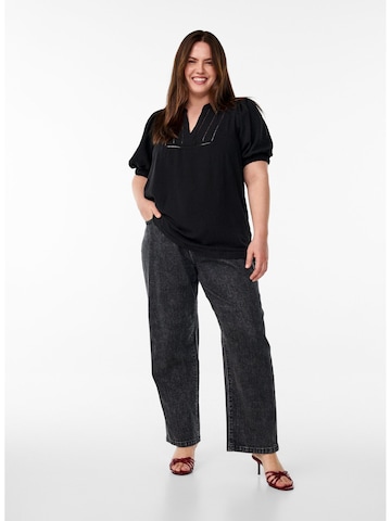 Camicia da donna 'MLISSA' di Zizzi in nero
