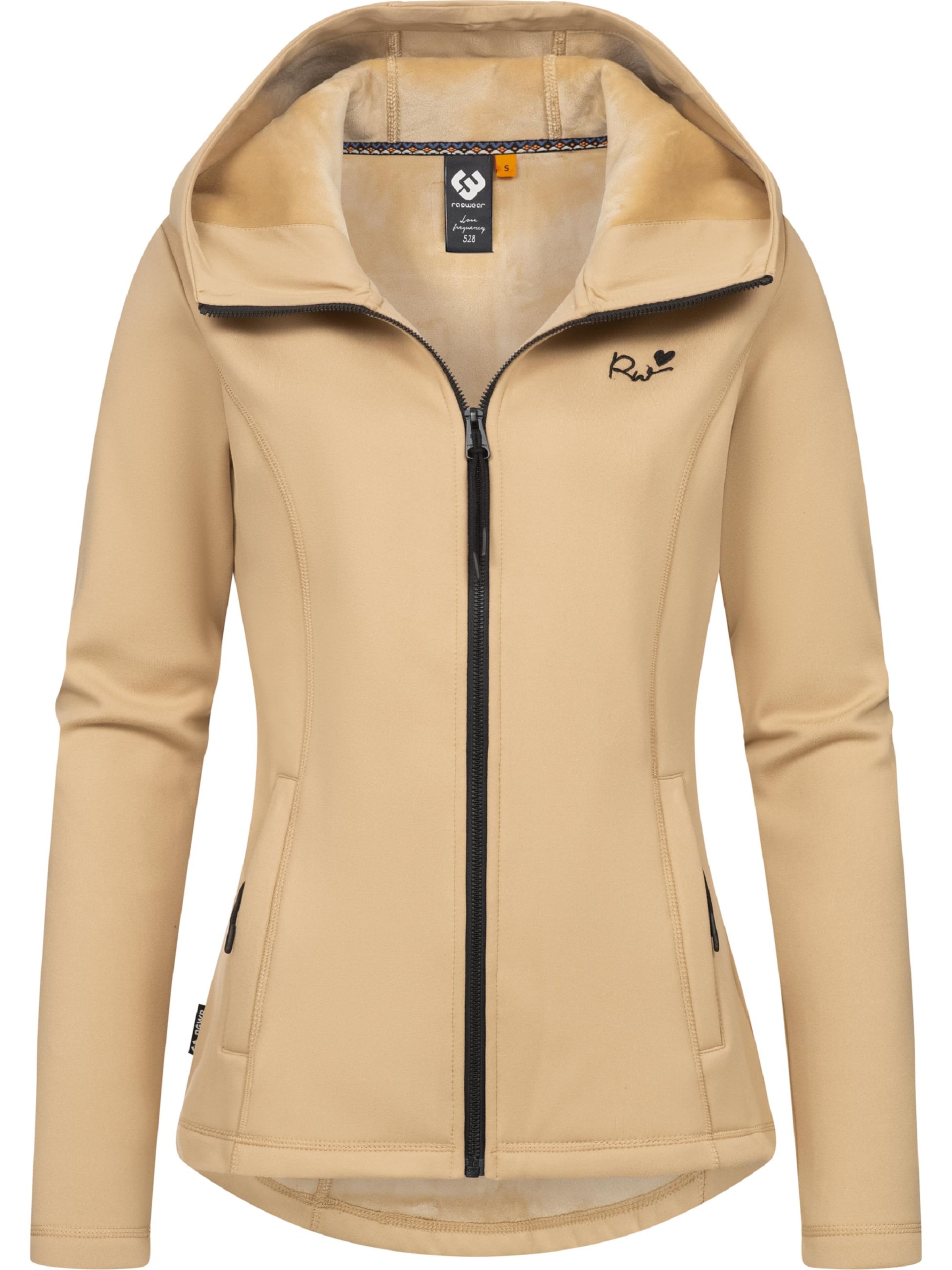 Ragwear Between-Season Jacket 'Lyshka' in Beige: front