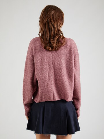ABOUT YOU Knit cardigan 'Rowan' in Pink