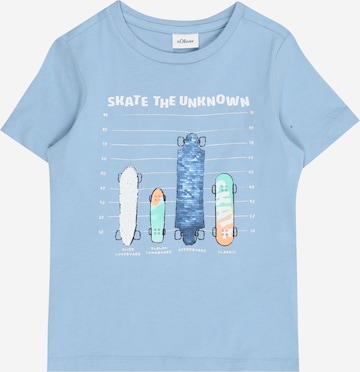 s.Oliver Shirt in Blau: Vorderseite