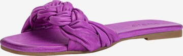 INUOVO Mules in Purple: front