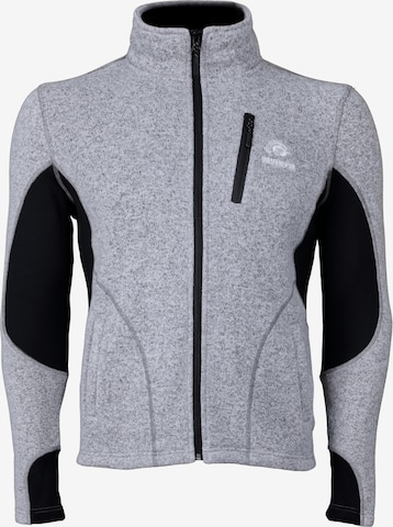Guggen Mountain Funktionsfleecejacke 'MML01vD' in Grau: Vorderseite