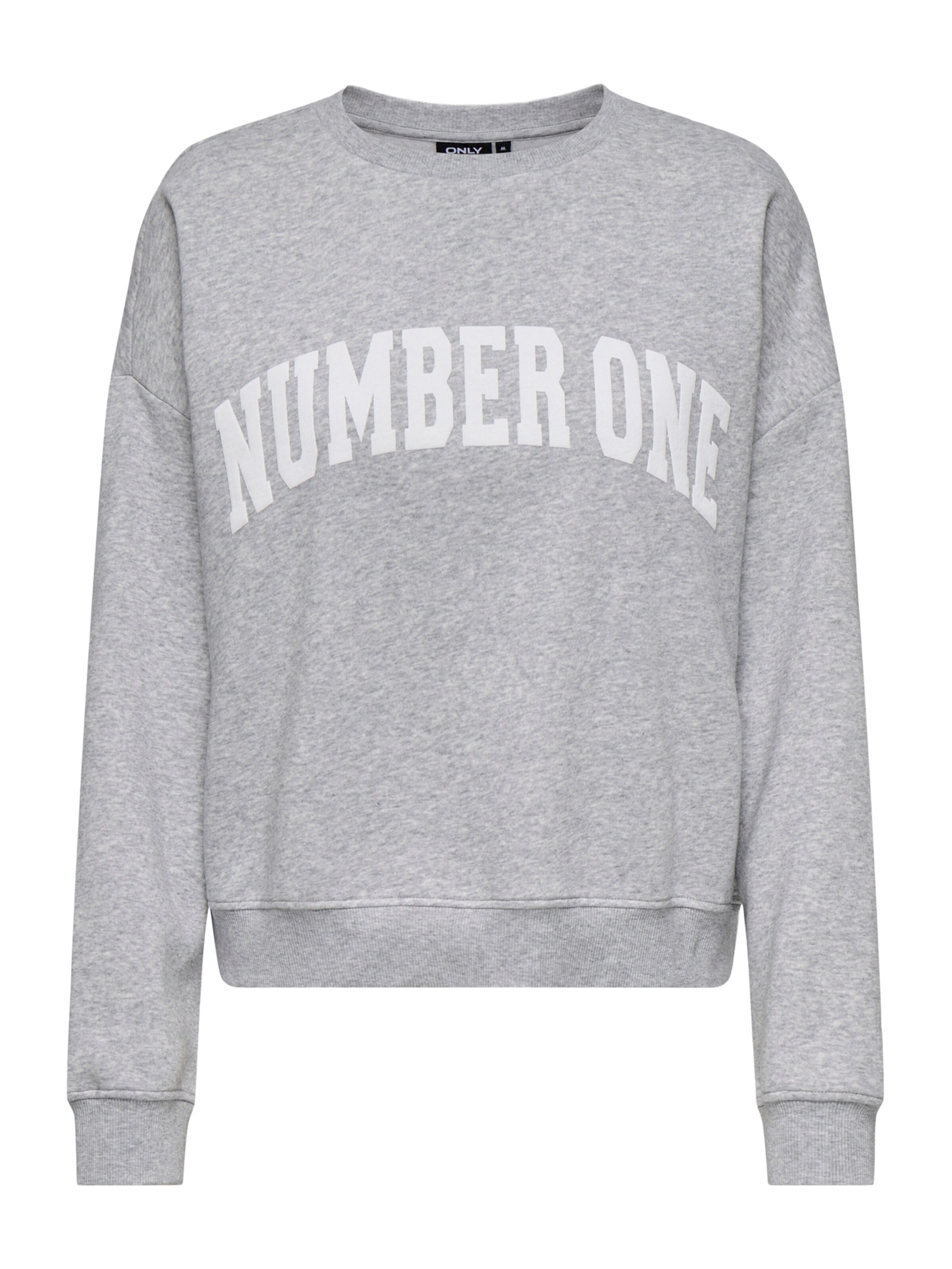 ONLY Sweatshirt in Grey: front