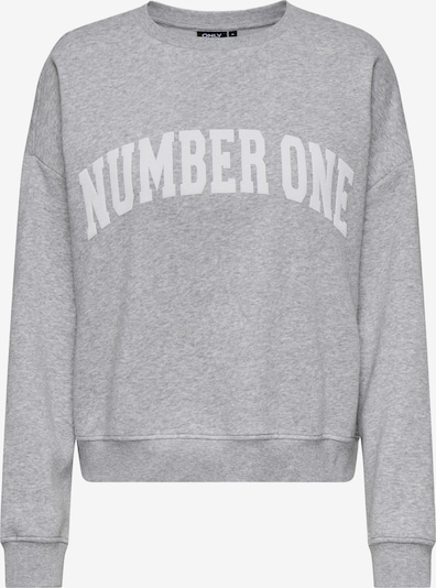 Megztinis be užsegimo iš ONLY, spalva – margai pilka / balta, Prekių apžvalga