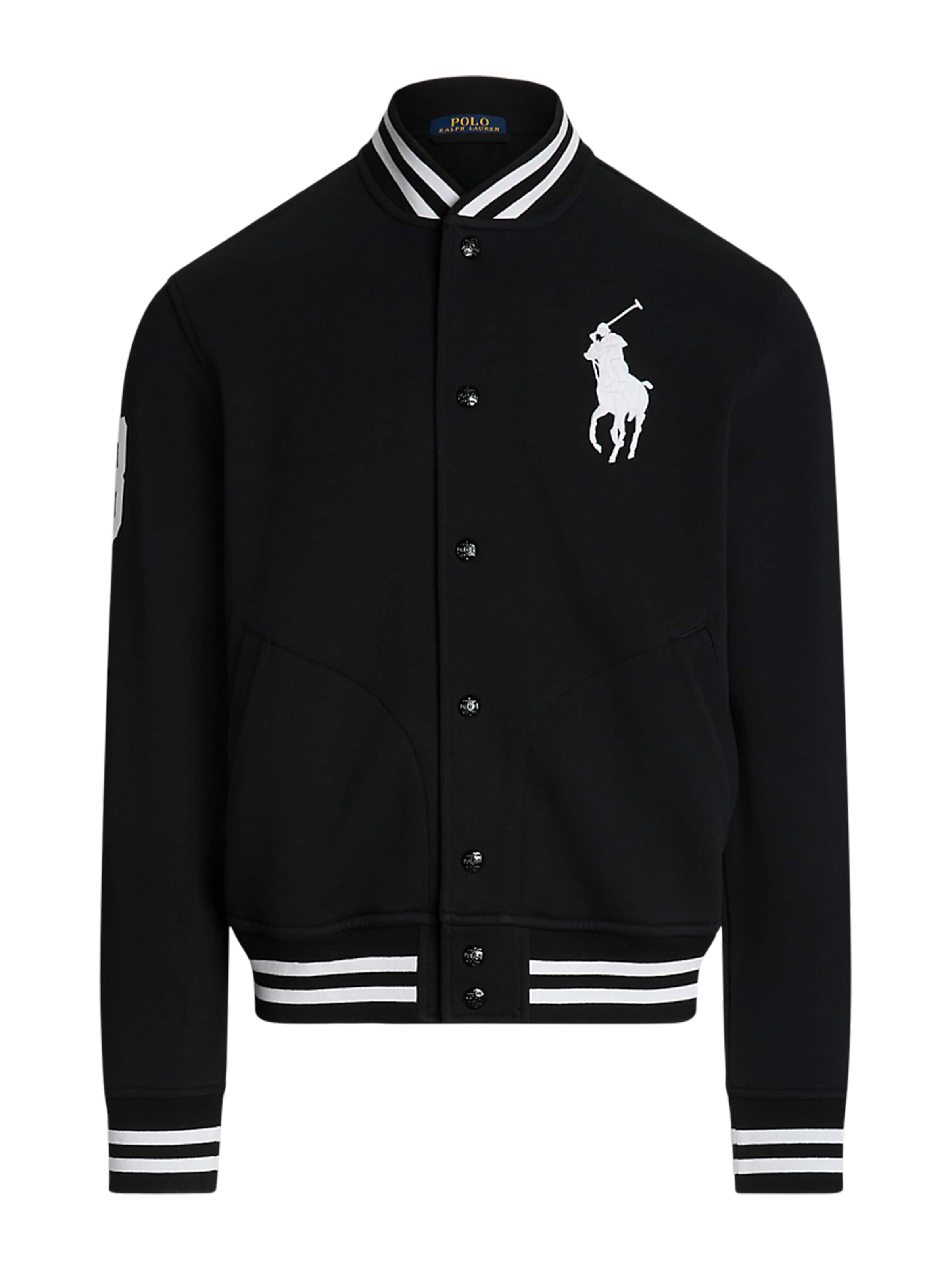 Polo Ralph Lauren Ζακέτα φούτερ σε μαύρο: μπροστά