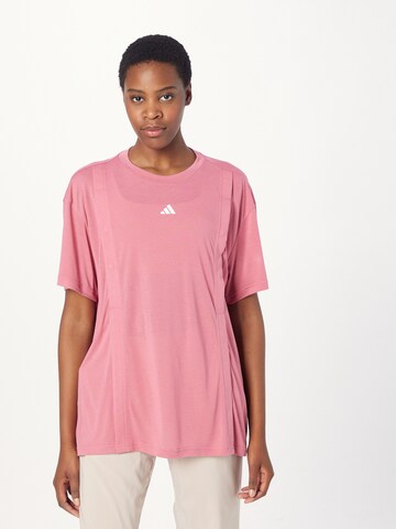 Maglia funzionale 'Essentials' di ADIDAS PERFORMANCE in rosa: frontale