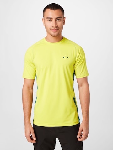 T-Shirt fonctionnel OAKLEY en jaune : devant