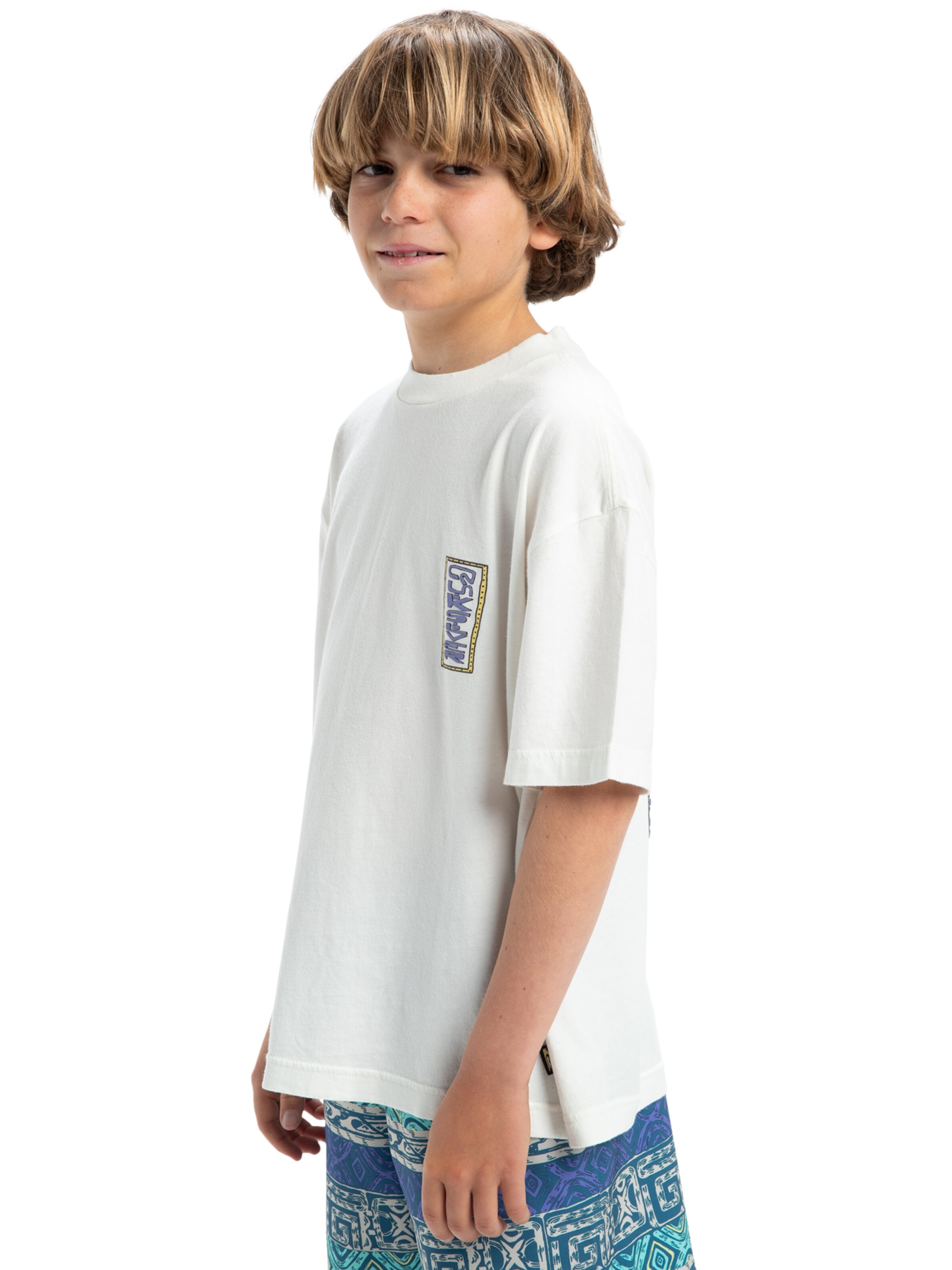 T-Shirt 'Sunrise Bowl' QUIKSILVER en blanc