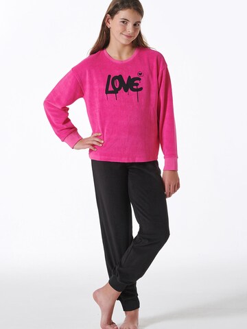 SCHIESSER - Pijama 'Nightwear' en rosa: frente