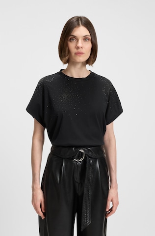 BOSS Orange T-Shirt in Schwarz: Vorderseite
