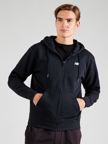 melns new balance Sportiska jaka 'Essentials': no priekšpuses