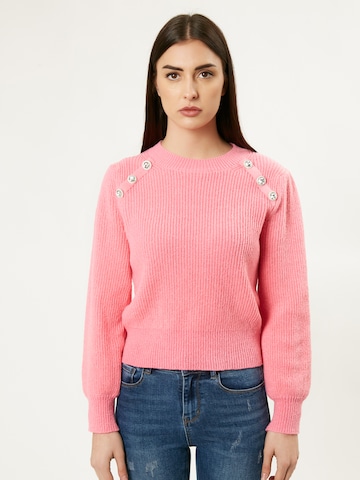 Pullover di Influencer in rosa: frontale