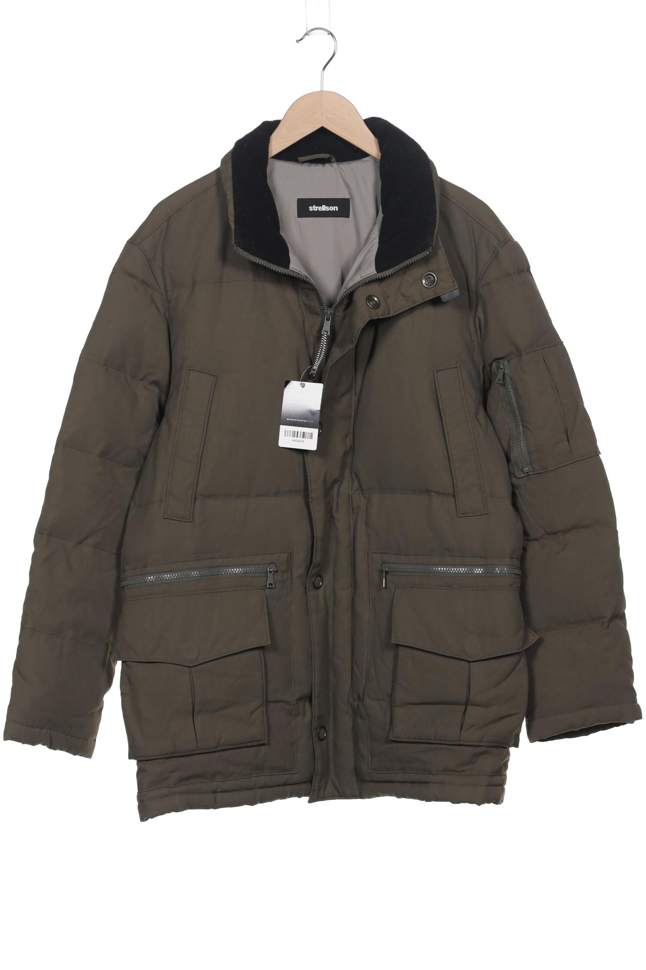 STRELLSON Jacket & Coat in M in Green: front