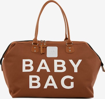 BagMori Diaper Bags in Brown: front