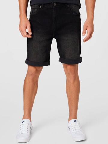 Denim Project Regular Shorts 'Mr. Orange' in Schwarz: predná strana