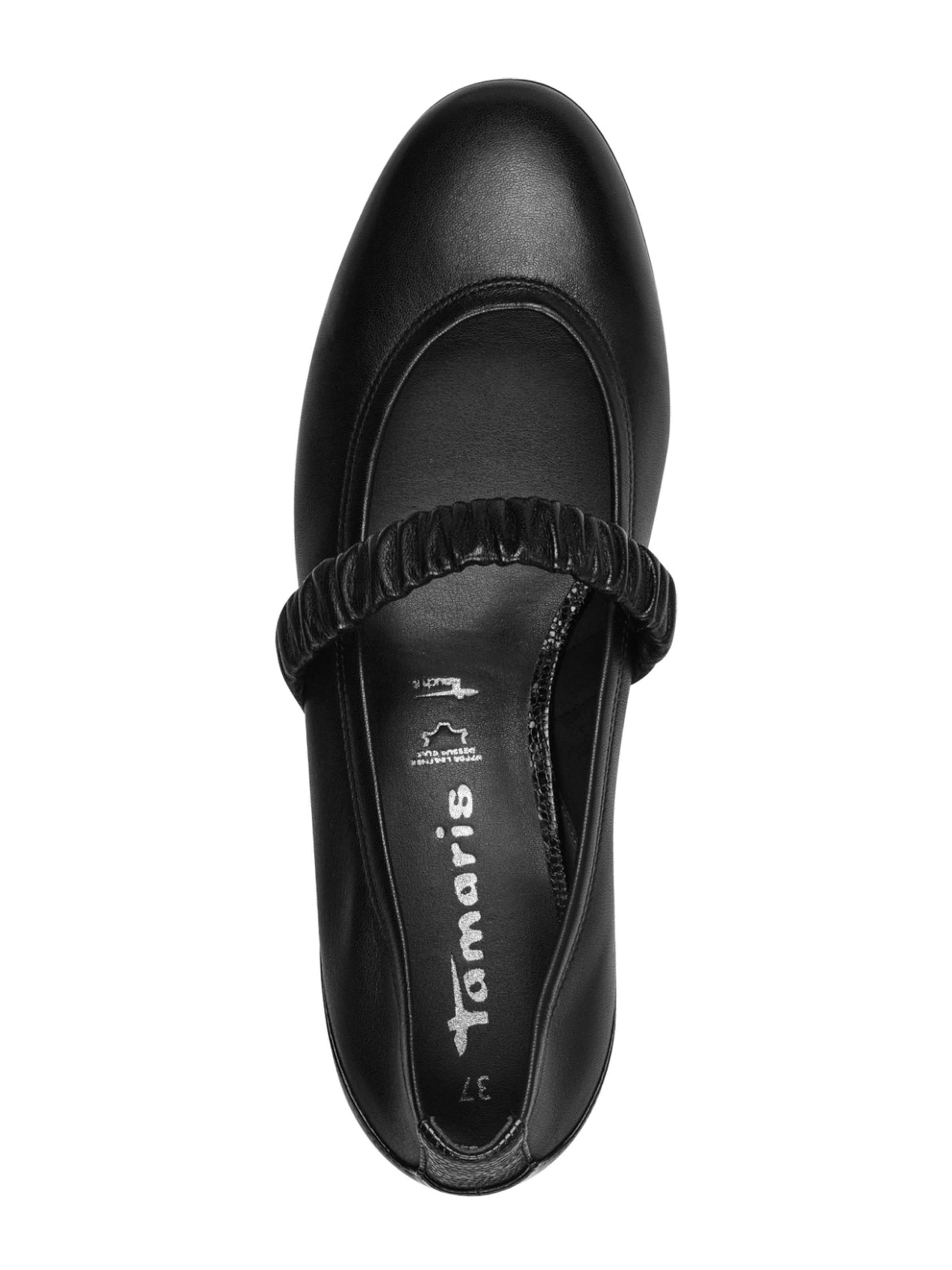 Ballerines à lanières Tamaris en noir