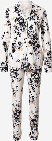 SCHIESSER Pajama in White: front