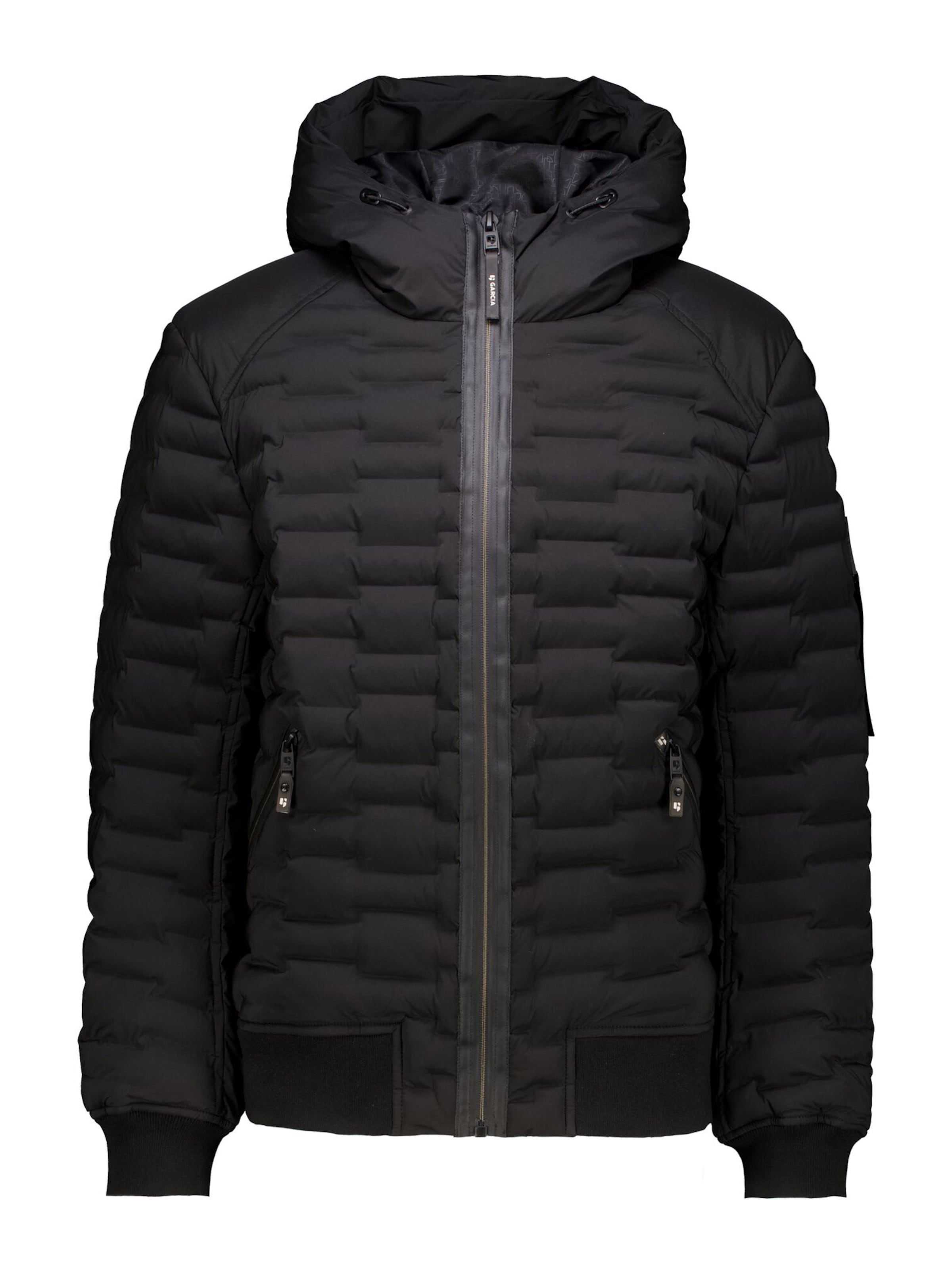 GARCIA Φθινοπωρινό και ανοιξιάτικο μπουφάν σε μαύρο: μπροστά