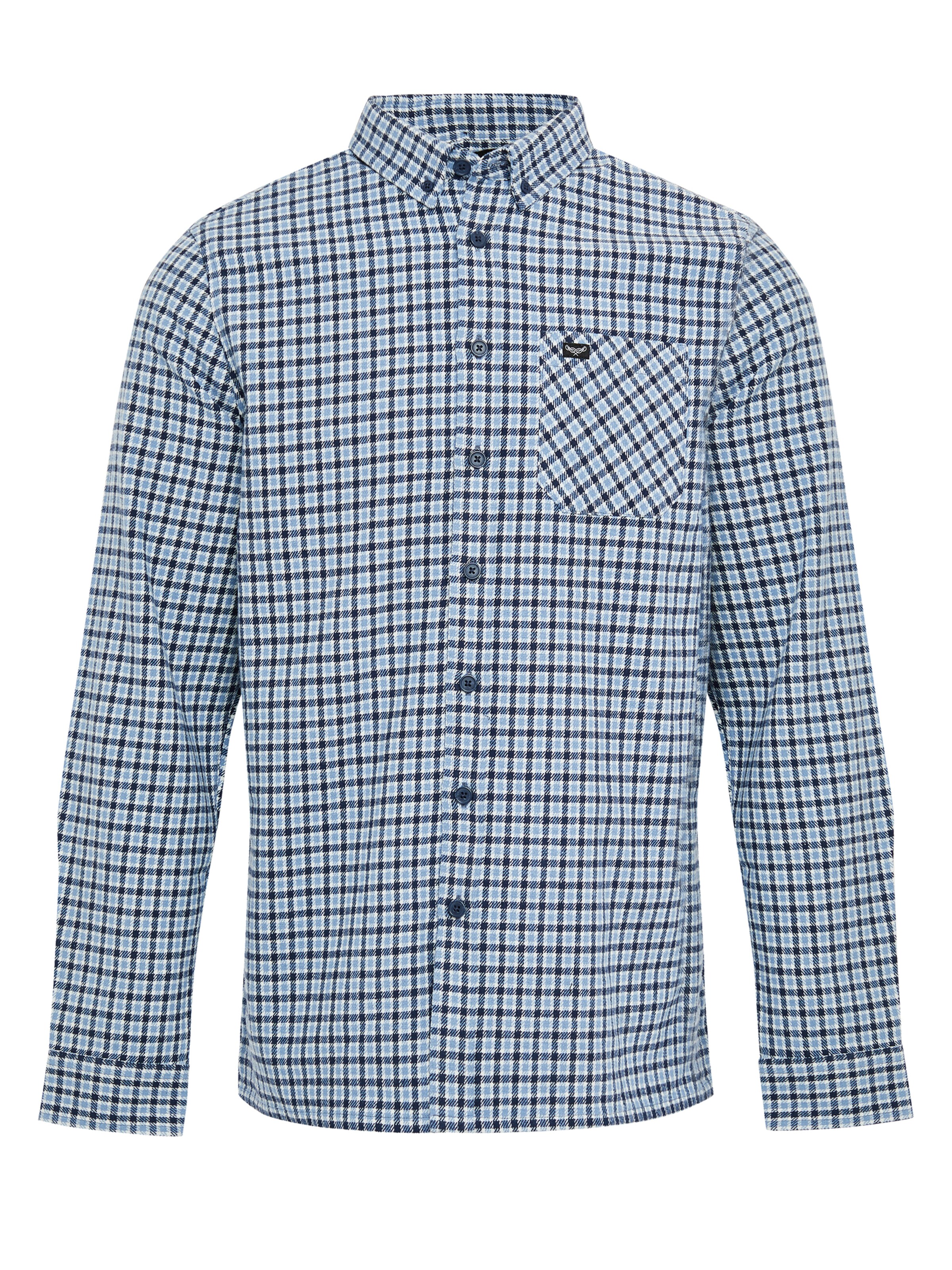 Threadbare Regular fit Button Up Shirt 'Franco' in Blue: front