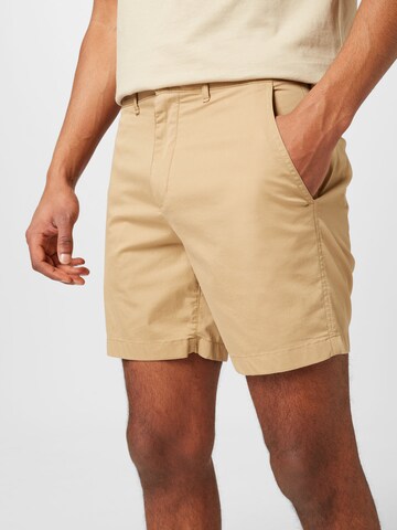 Abercrombie & Fitch Regular Shorts 'ALL DAY 7IN' in Beige