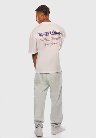 Dropsize Shirt 'Peace Of Mind' in Wit