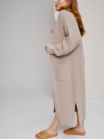 A LOT LESS Knit Cardigan 'Leanna' in Beige