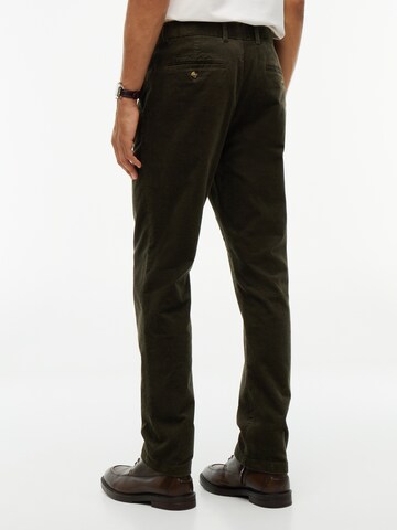 TOMMY HILFIGER Slimfit Hose 'Denton' in Grün
