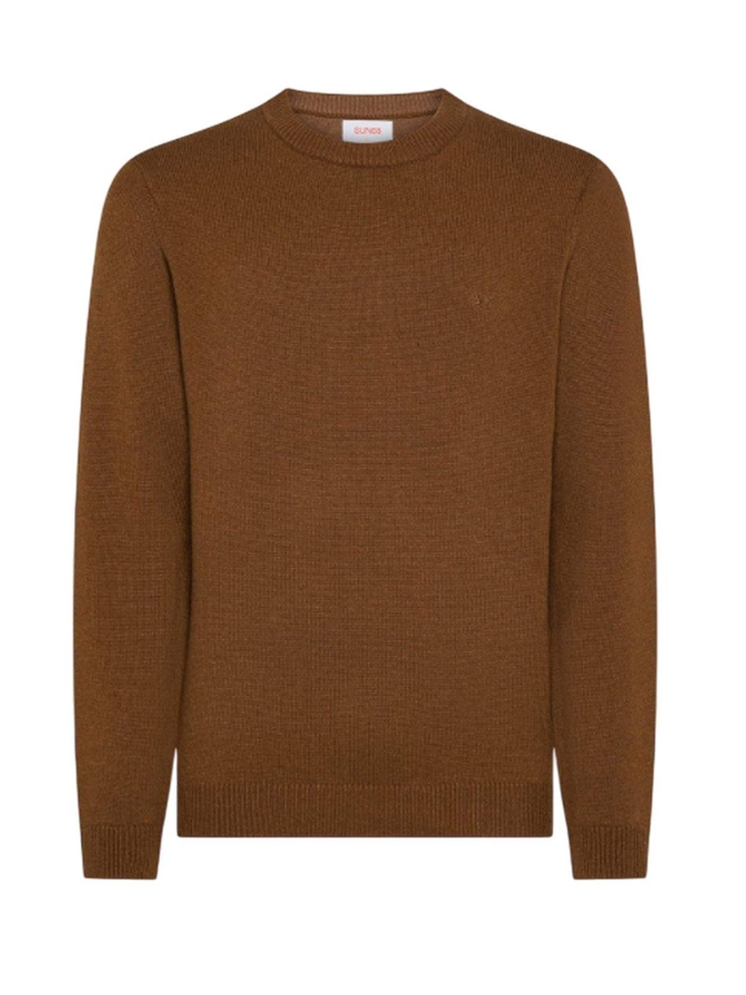 Pullover di SUN68 in marrone: frontale